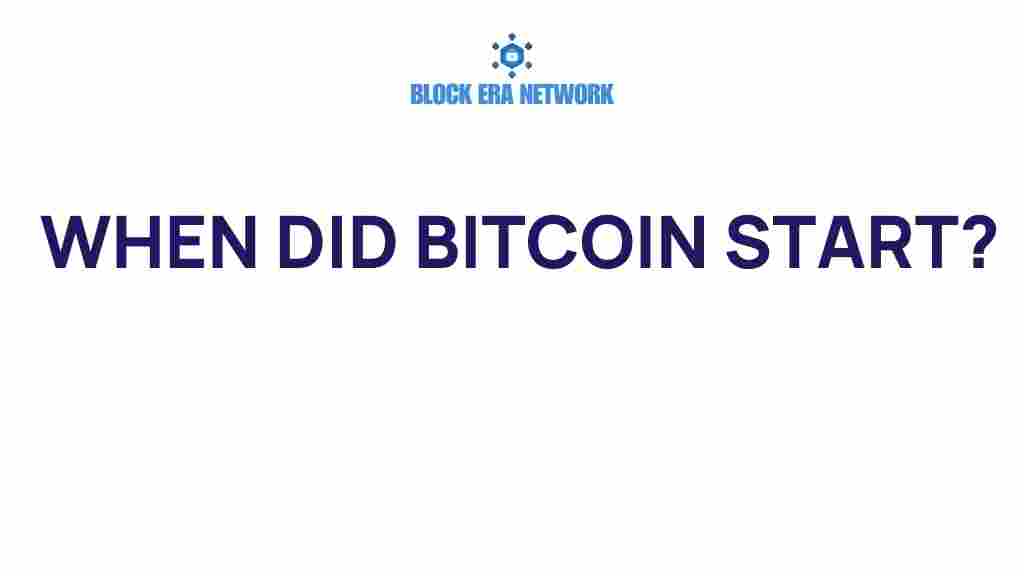 when-bitcoin-start