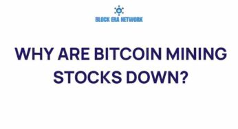 Unraveling the Mystery: Why Are Bitcoin Mining Stocks in Decline?