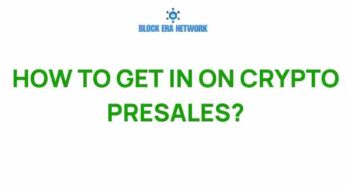 Unlocking Opportunities: How to Get in on Crypto Presales