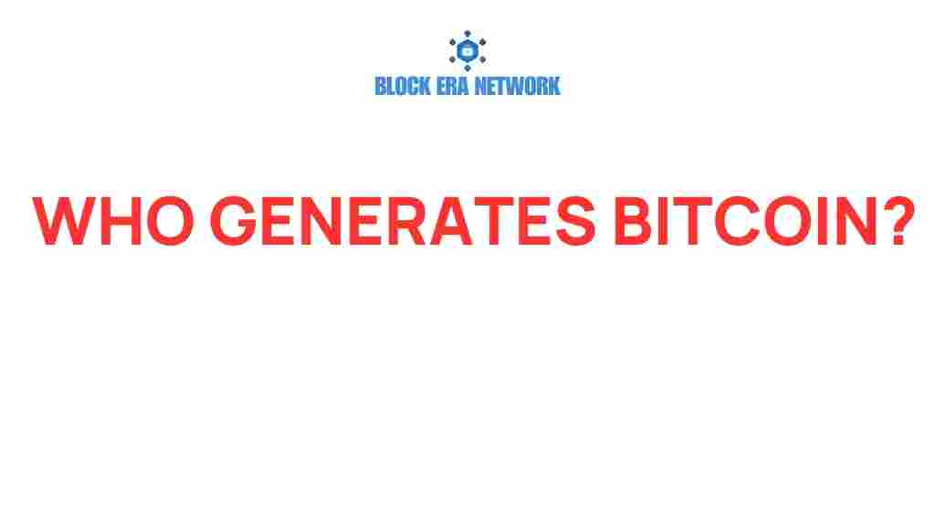 who-generates-bitcoin